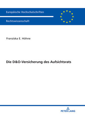 cover image of Die D&O-Versicherung des Aufsichtsrats